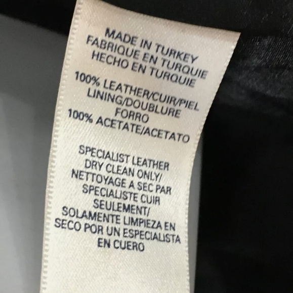 Men's French Connection Distressed Leather Jacket - Picture 8 of 10